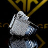 Crown Ring 925 Sterling Silvery Men'S Iced Out Round Cut Crown Rings Rapper Hip Hop Ring Engagement Jewelry AAA+