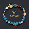 12 Constellation Bracelet Zodiac Cosmic Galaxy Bracelet 1pc Cosmic Galaxy Imperial Green Natural Stone Eight Planets Ladies Pendant Libra Virgo Sagittarius Jewelry Valentine's Day Couple Gift