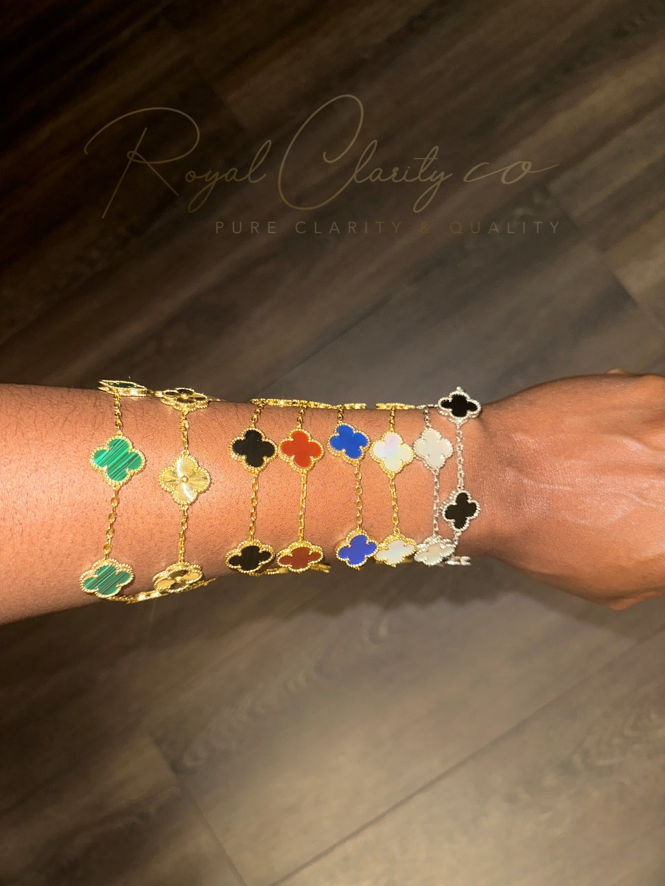 CLOVER LEAF 🍀 LUCKY BRACELET BY ROYAL CLARITY CO