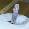 Ring 925 Sterling silver Micro Pave AAAAA cz Jewelry