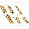 News Arrival 8/10/12/14mm Stainless Steel Miami Curb Cuban Chain Necklaces Casting Dragon Lock Clasp Mens jewelry