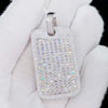 Geometric Iced Out Bling Boy Male Jewelry Rectangle Cubic Zirconia 5A CZ Hip Hop Cool Men Pendant AAA+ Necklace