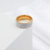 Luxury Ring Crystal Geometric Finger Ring Fashion Jewelry Weddings Engagement Party Gift