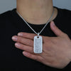 Geometric Iced Out Bling Boy Male Jewelry Rectangle Cubic Zirconia 5A CZ Hip Hop Cool Men Pendant AAA+ Necklace