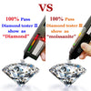 Moissanite Diamond Camellia Women Men Earrings Original 925 Sterling Silver Moissanite Diamond Earrings for Women