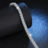 3MM D VVS Moissanite Diamond Tennis Bracelet Passes Diamond Sparkling Test Solid S925