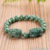 Burmese Jade Pixiu Bracelets AAA+ Jadeite Jewelry Carved Natural Chinese Gifts Bead Gemstones Stone Luxury Charms Charm Women Green