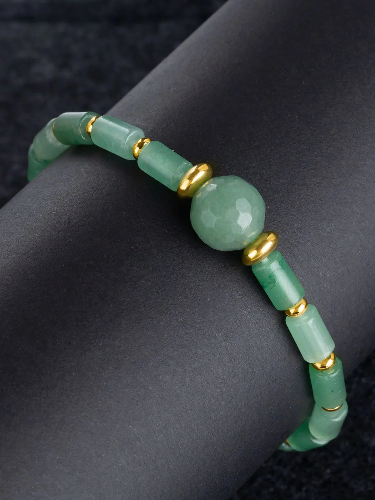 Genuine Green Aventurine Pastel Jade Green Dainty Stretch Beaded Bracelet For Men Women Fashion Handmade Gemstone Jewelry Gifts