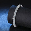 3MM D VVS Moissanite Diamond Tennis Bracelet Passes Diamond Sparkling Test Solid S925