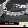 Moissanite Clover Tennis Lucky Bracelet 6.5~8.5inch Full Diamonds  Jewelry Personalized customization S925 Silver