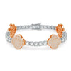 Moissanite Clover Tennis Lucky Bracelet 6.5~8.5inch Full Diamonds  Jewelry Personalized customization S925 Silver