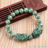 Burmese Jade Pixiu Bracelets AAA+ Jadeite Jewelry Carved Natural Chinese Gifts Bead Gemstones Stone Luxury Charms Charm Women Green