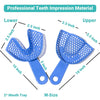 Teeth Impression Kit Putty Silicone Material Tray Teeth Molding Kit for Dental Impression Medium