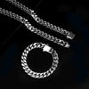 316L Stainless Steel Chain Necklace Hip Hop Cuban Chain AAA+ Do Not Fade