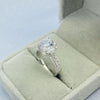 2 Carat 8mm Wedding Diamond Ring For Women 925 Sterling Silver Band D Color VVS Diamond Engagement Fine Jewelry With Gra