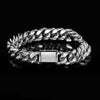 Silver 925 Chunky Cuban Miami 18k Gold Plated Bracelet AAA+ For Men