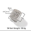 Custom Micro Pave  Ring AAA+ Men Woman  Name Logo